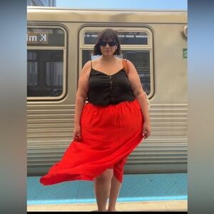 A New Day - Maxi A-Line Slip Skirt (US 2X)